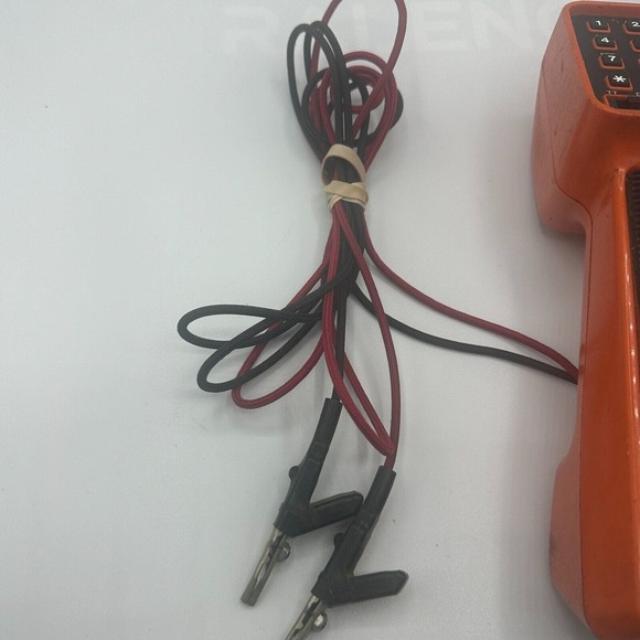 VTG AT&T Phone Line Tester Push Button Lineman Test Butt Set ORANGE FREE SHIP - Picture 5 of 5